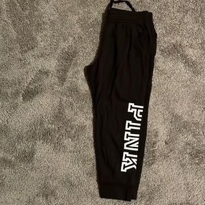 Black PINK Victoria Secret sweatpants